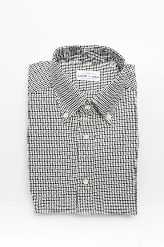 Robert Friedman Beige Baumwolle herren Hemd