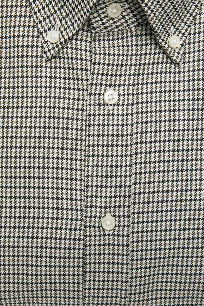Robert Friedman Beige Baumwolle herren Hemd