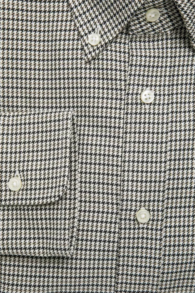 Robert Friedman Beige Baumwolle herren Hemd