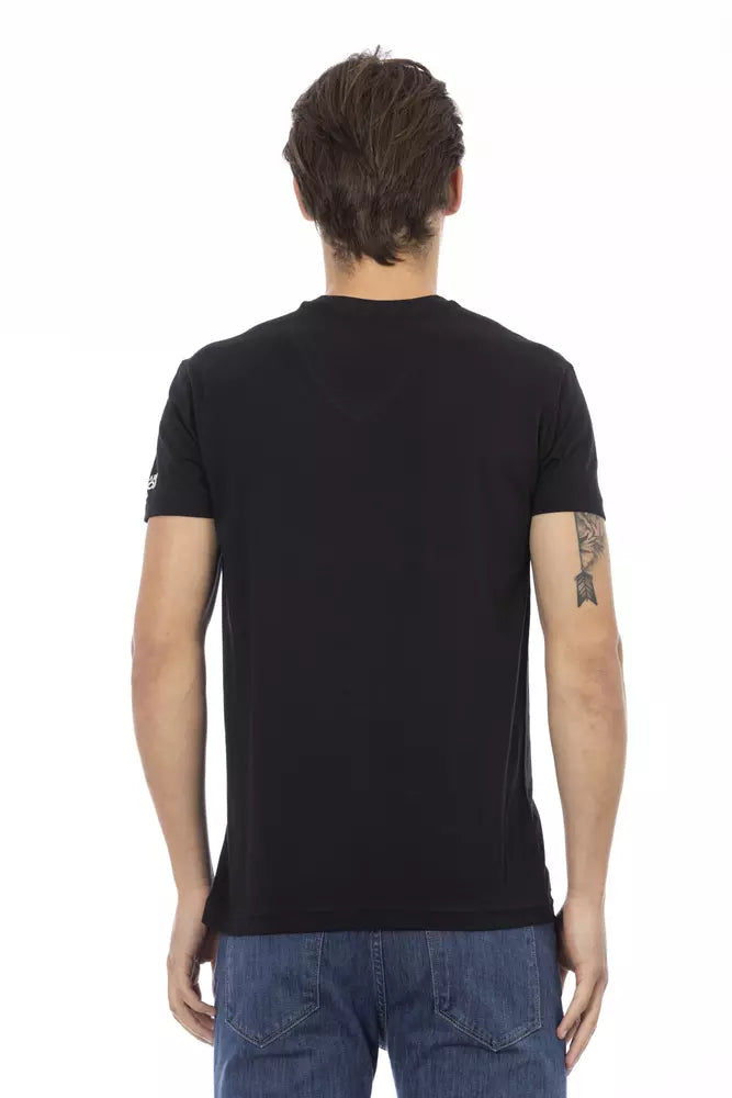 Trussardi Action Schwarze Baumwolle herren T-Shirt