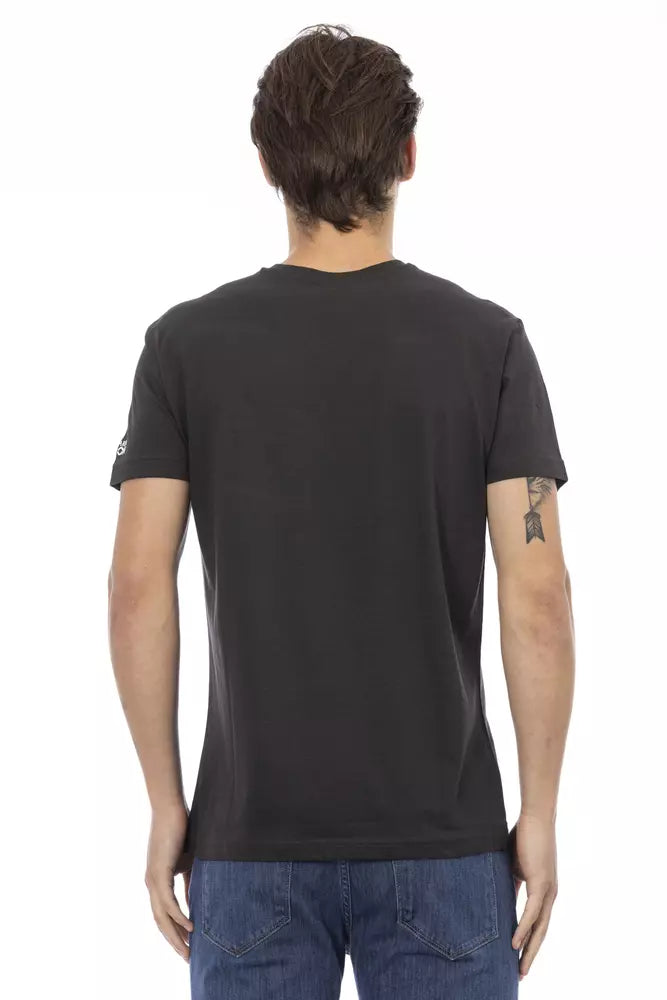 Trussardi Action Schwarze Baumwolle herren T-Shirt