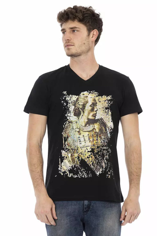 Trussardi Action Schwarze Baumwolle herren T-Shirt
