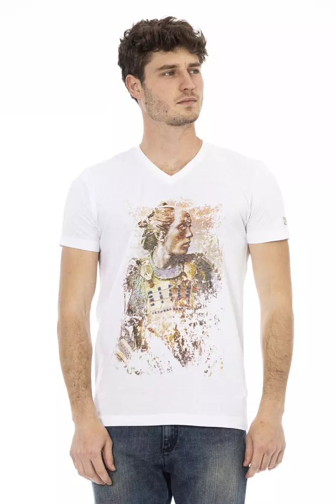 Trussardi Action Weiße Baumwolle herren T-Shirt