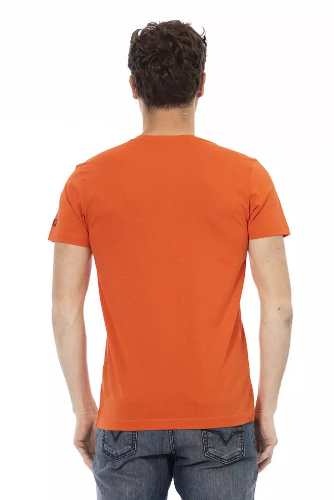 Trussardi Action Rote Baumwolle herren T-Shirt