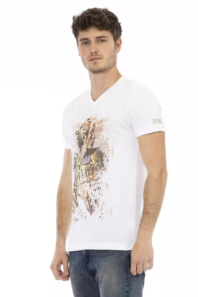 Trussardi Action Weiße Baumwolle herren T-Shirt