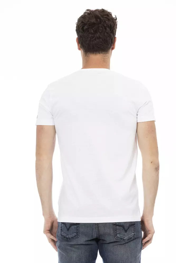 Trussardi Action Weiße Baumwolle herren T-Shirt