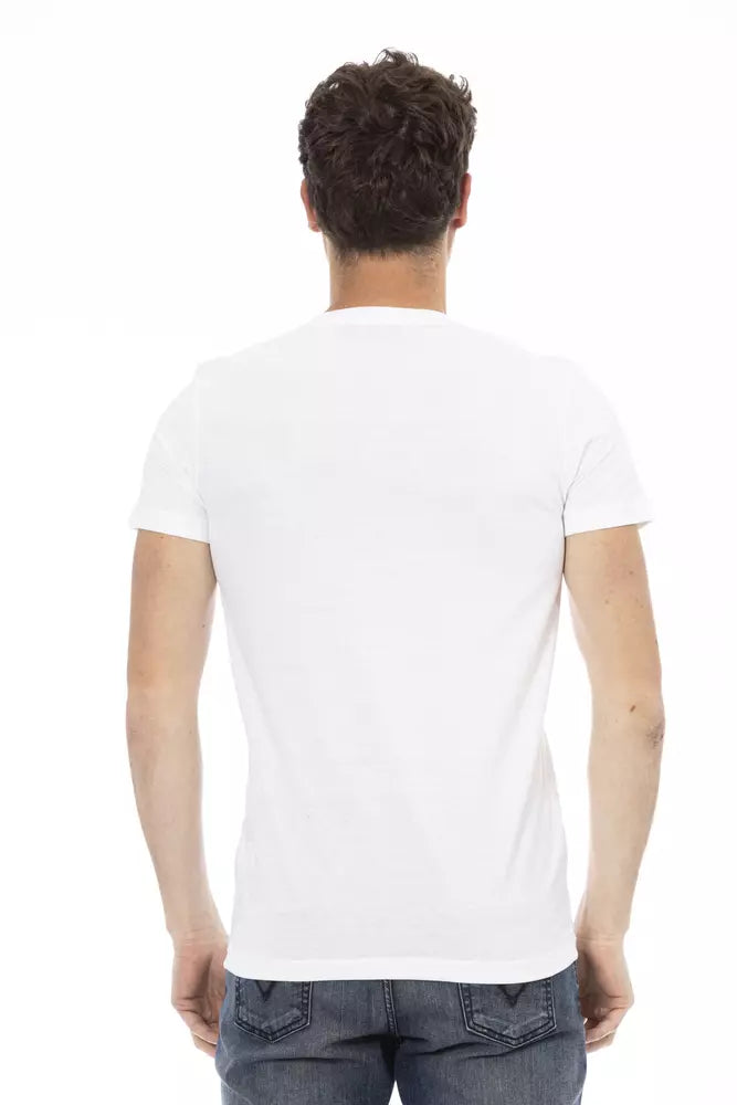Trussardi Action Weiße Baumwolle herren T-Shirt