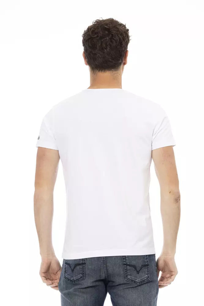 Trussardi Action Weiße Baumwolle herren T-Shirt