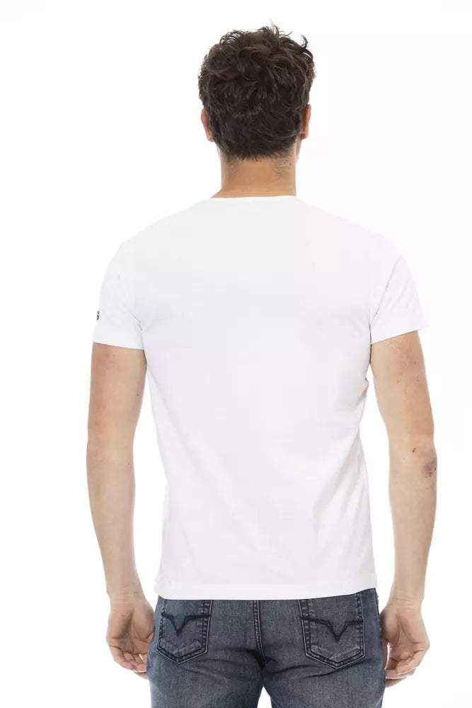 Trussardi Action Weiße Baumwolle herren T-Shirt