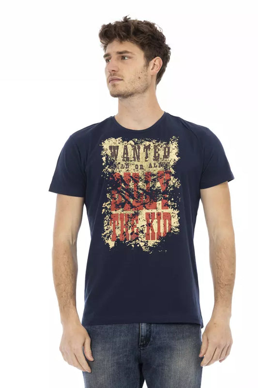 Trussardi Action Blaue Baumwolle herren T-Shirt