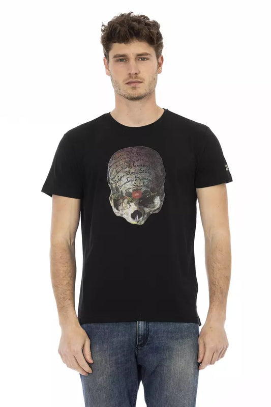 Trussardi Action Schwarze Baumwolle herren T-Shirt