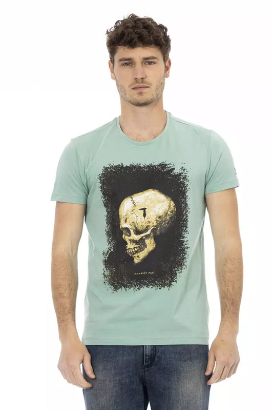 Trussardi Action Grüne Baumwolle herren T-Shirt