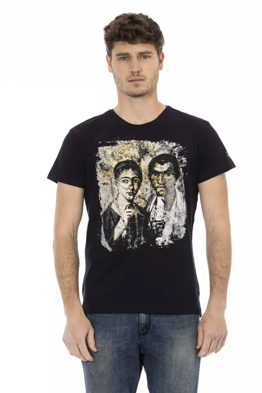 Trussardi Action Schwarze Baumwolle herren T-Shirt