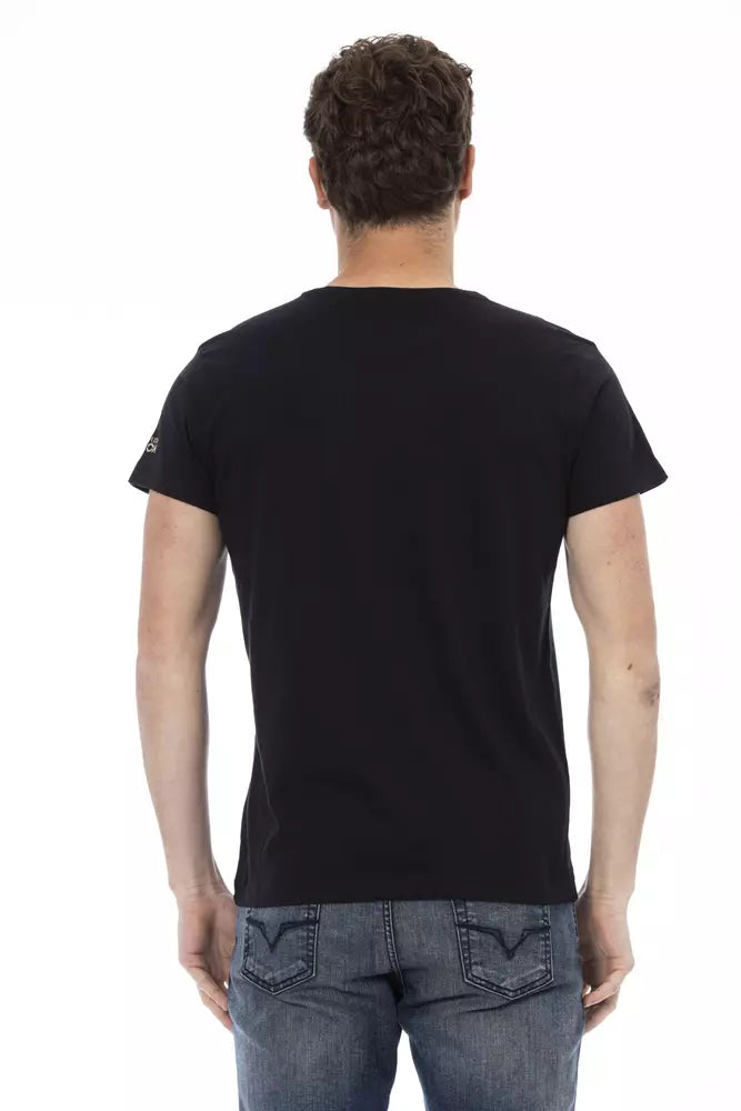 Trussardi Action Schwarze Baumwolle herren T-Shirt