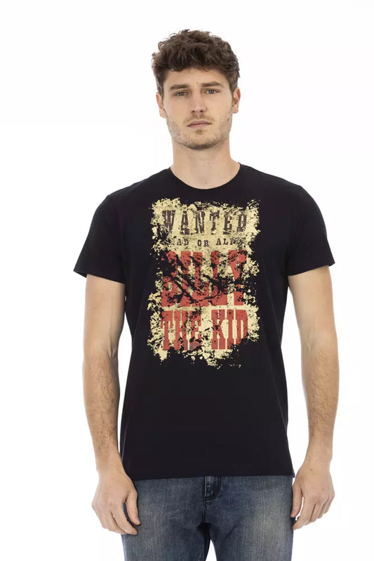Trussardi Action Schwarze Baumwolle herren T-Shirt