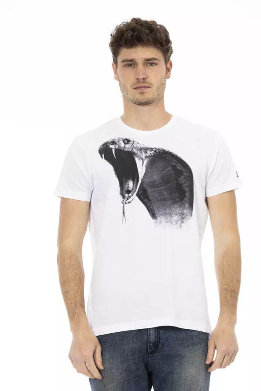 Trussardi Action Weiße Baumwolle herren T-Shirt
