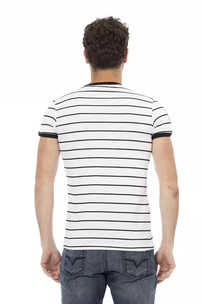 Trussardi Action Weiße Baumwolle herren T-Shirt