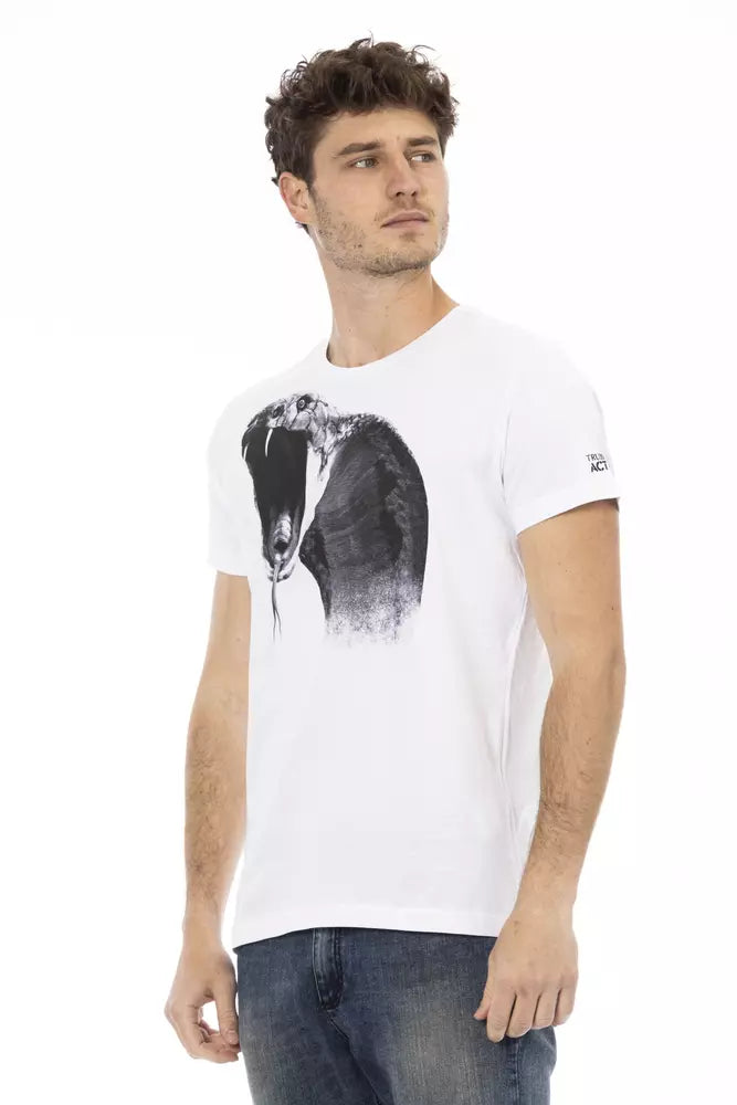 Trussardi Action Weiße Baumwolle herren T-Shirt
