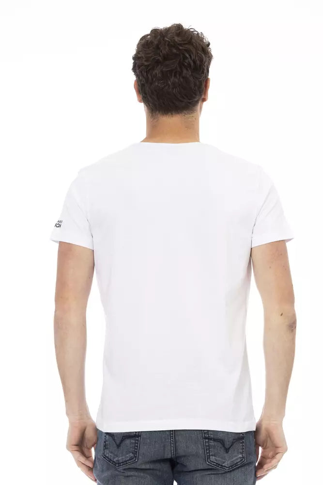 Trussardi Action Weiße Baumwolle herren T-Shirt