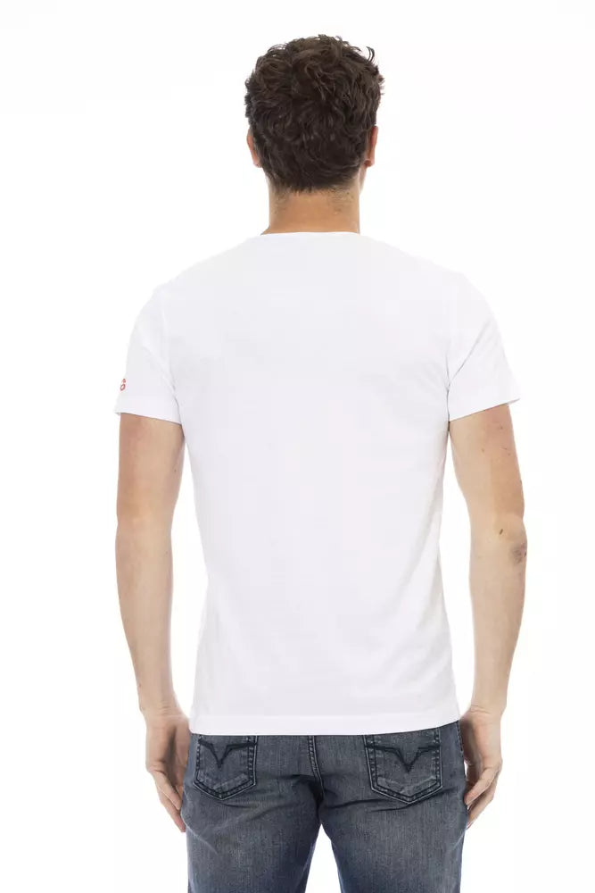 Trussardi Action Weiße Baumwolle herren T-Shirt
