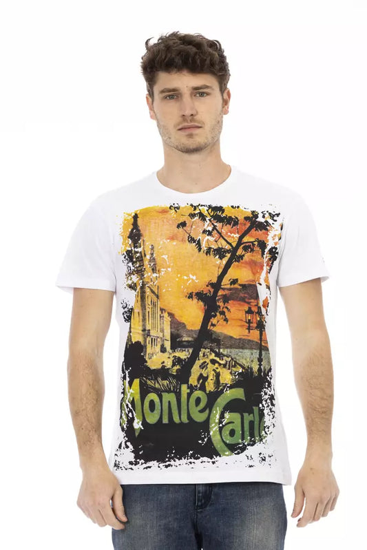 Trussardi Action Weiße Baumwolle herren T-Shirt