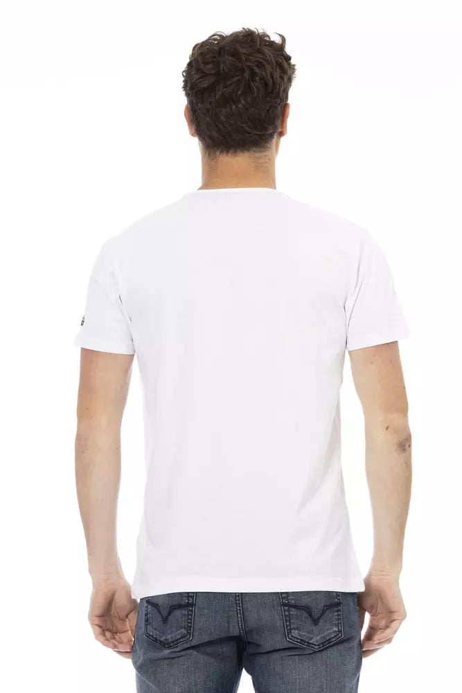 Trussardi Action Weiße Baumwolle herren T-Shirt