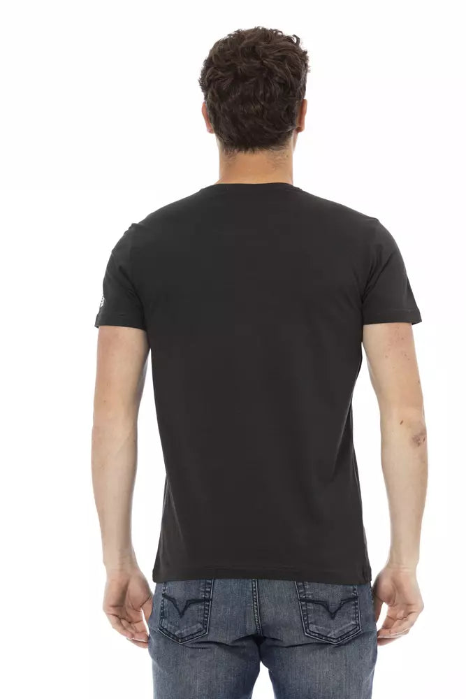 Trussardi Action Schwarze Baumwolle herren T-Shirt