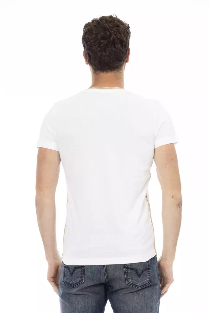 Trussardi Action Weiße Baumwolle herren T-Shirt