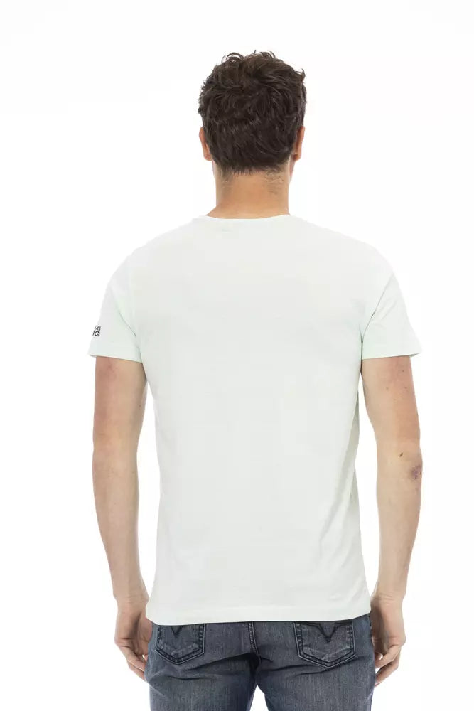 Trussardi Action Hellblaue Baumwolle herren T-Shirt