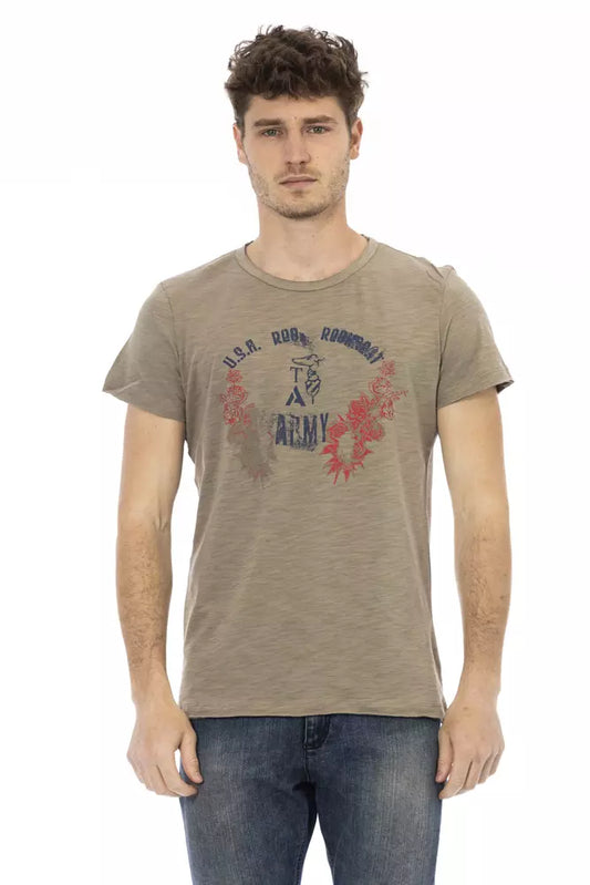 Trussardi Action Grüne Baumwolle herren T-Shirt