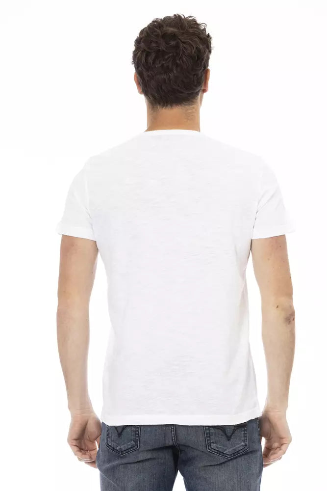 Trussardi Action Weiße Baumwolle herren T-Shirt