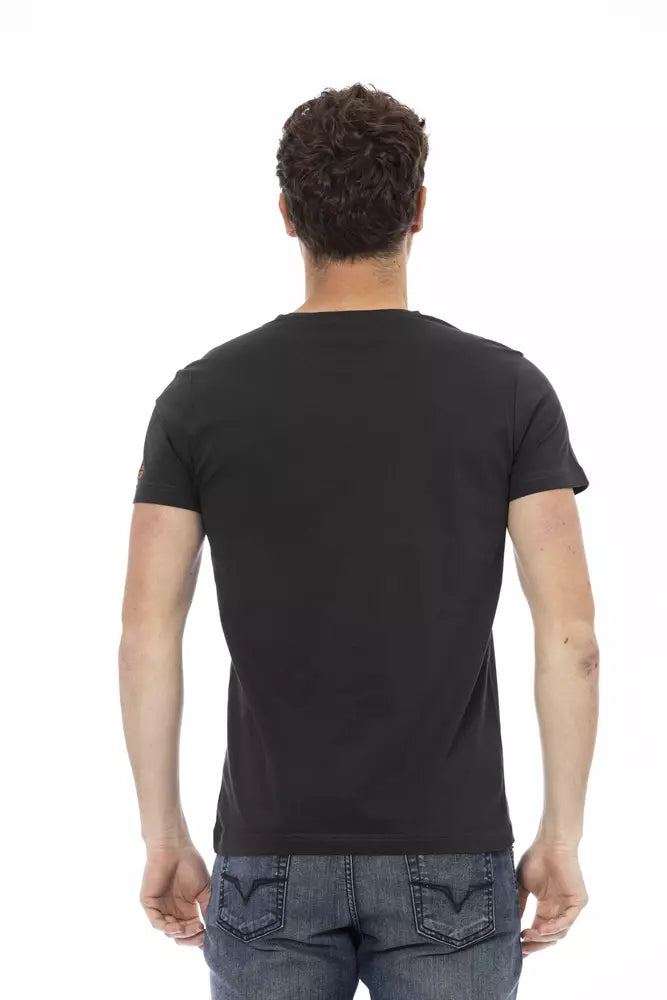 Trussardi Action Schwarze Baumwolle herren T-Shirt