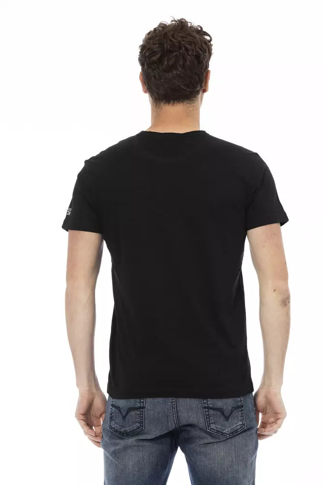 Trussardi Action Schwarze Baumwolle herren T-Shirt