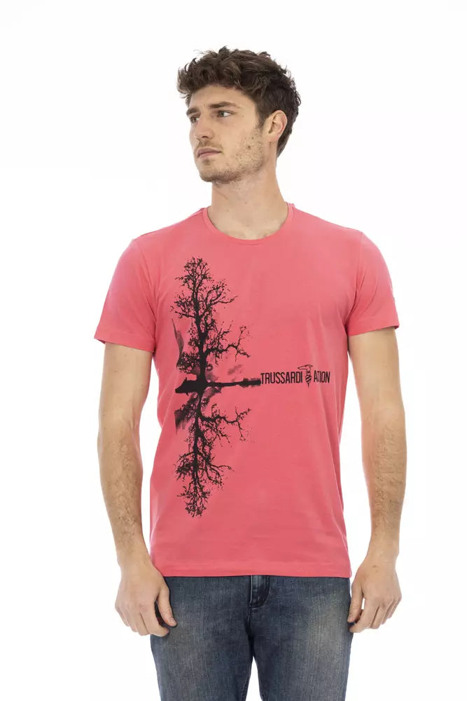 Trussardi Action Multicolor -Baumwolle herren T-Shirt