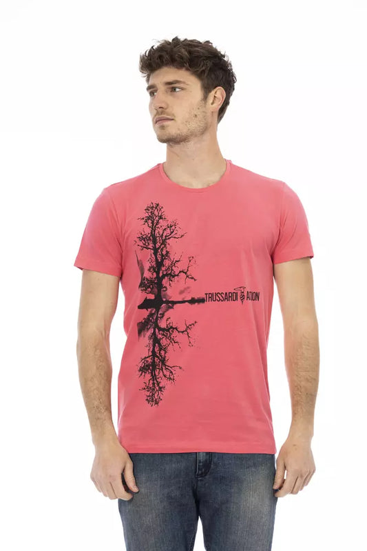 Trussardi Action Multicolor -Baumwolle herren T-Shirt