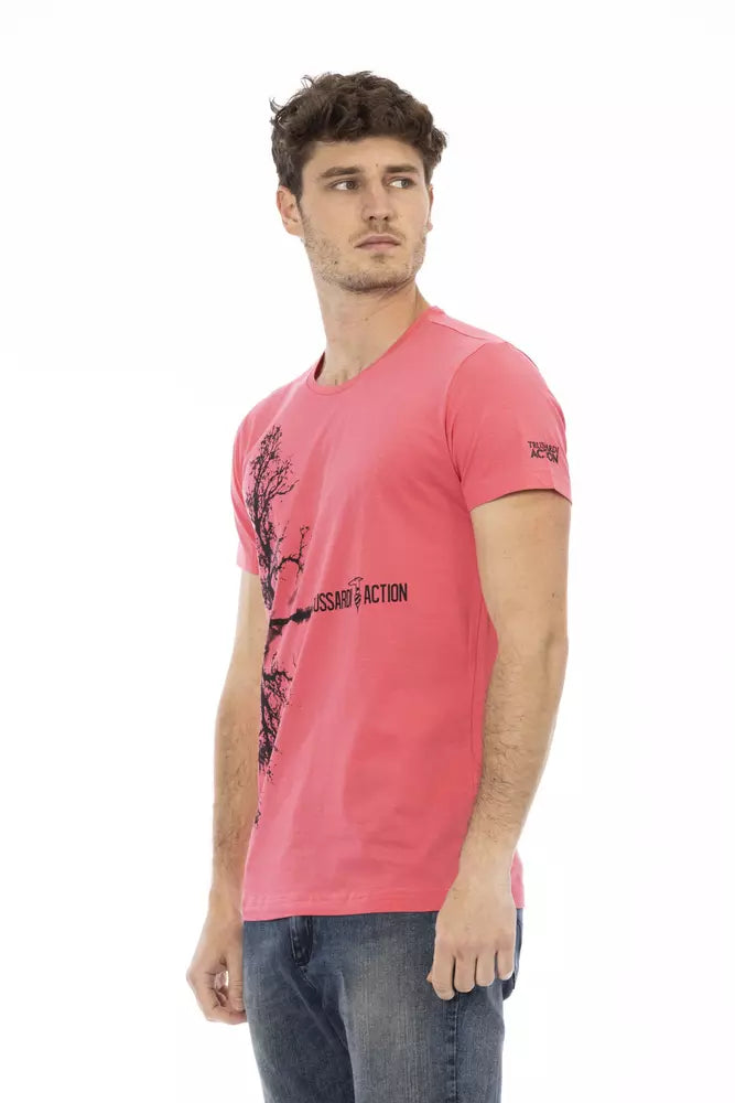 Trussardi Action Multicolor -Baumwolle herren T-Shirt