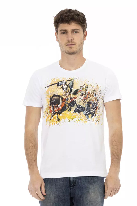 Trussardi Action Weiße Baumwolle herren T-Shirt