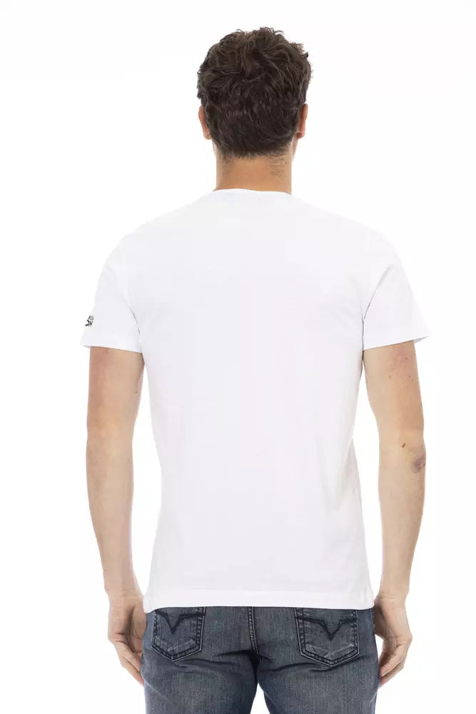 Trussardi Action Weiße Baumwolle herren T-Shirt