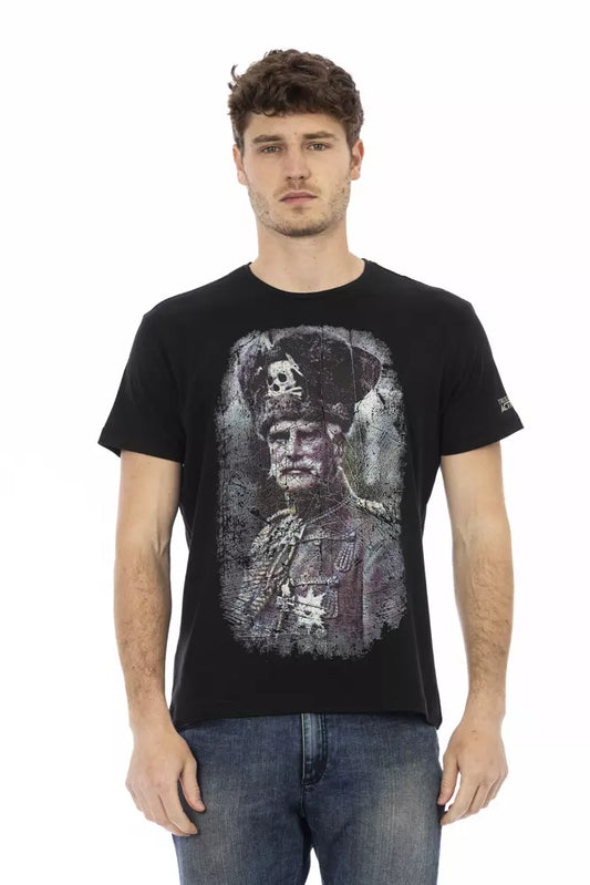 Trussardi Action Schwarze Baumwolle herren T-Shirt