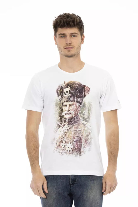 Trussardi Action Weiße Baumwolle herren T-Shirt