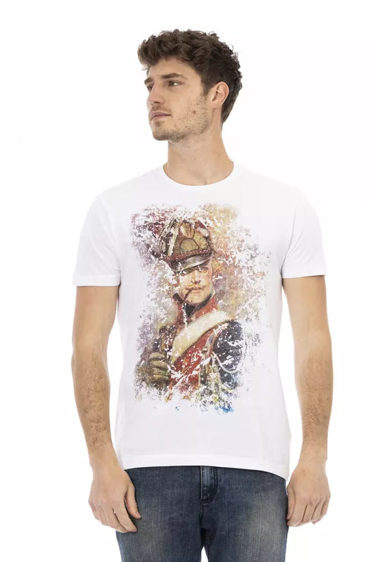 Trussardi Action Weiße Baumwolle herren T-Shirt