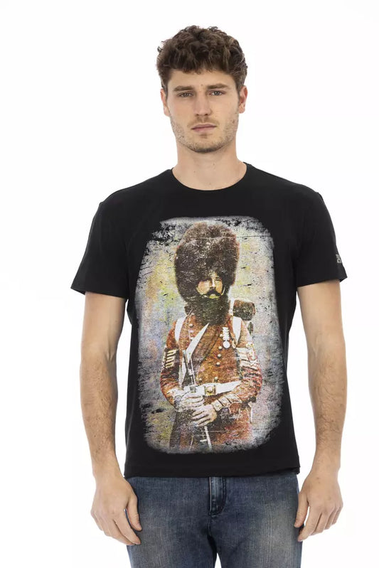 Trussardi Action Schwarze Baumwolle herren T-Shirt