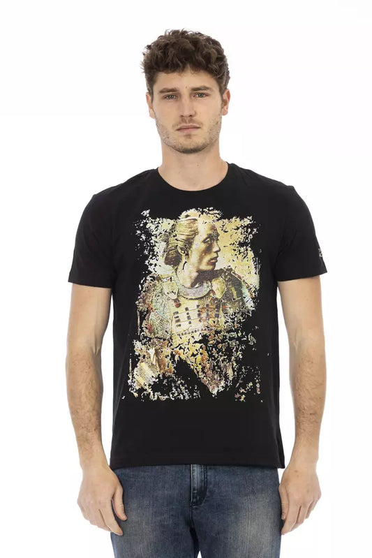 Trussardi Action Schwarze Baumwolle herren T-Shirt