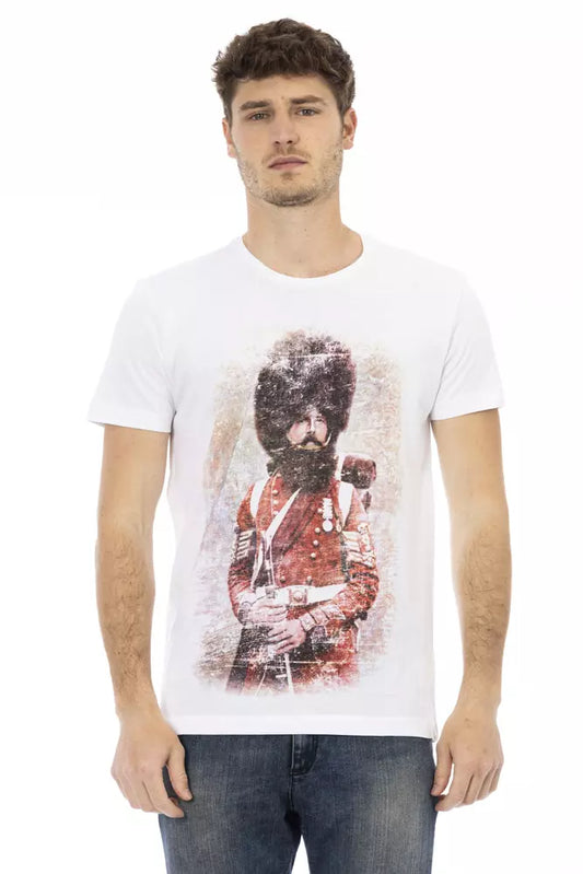 Trussardi Action Weiße Baumwolle herren T-Shirt