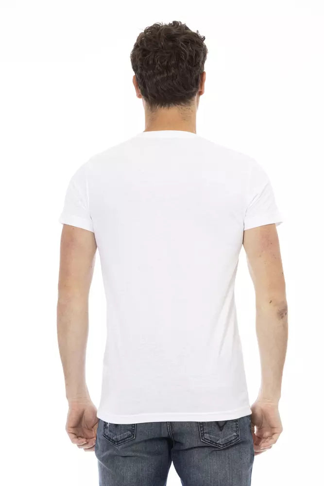 Trussardi Action Weiße Baumwolle herren T-Shirt