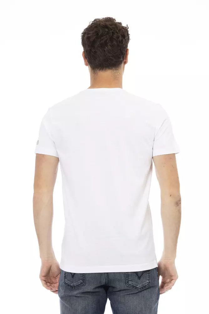 Trussardi Action Weiße Baumwolle herren T-Shirt