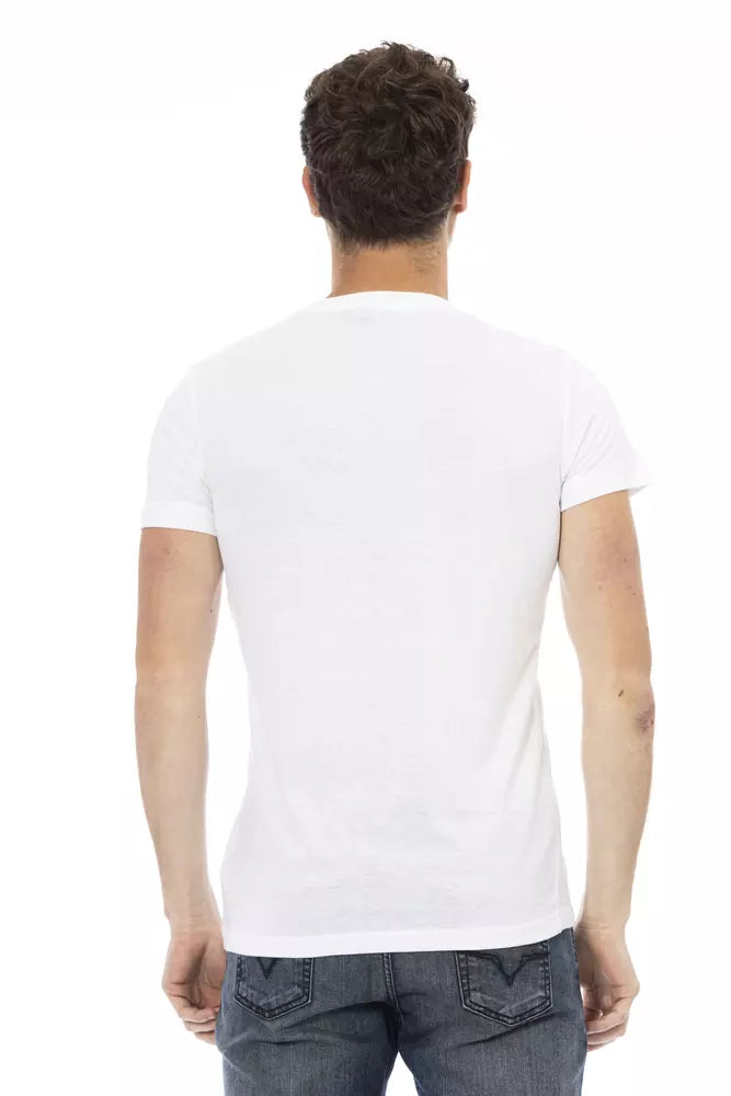 Trussardi Action Weiße Baumwolle herren T-Shirt