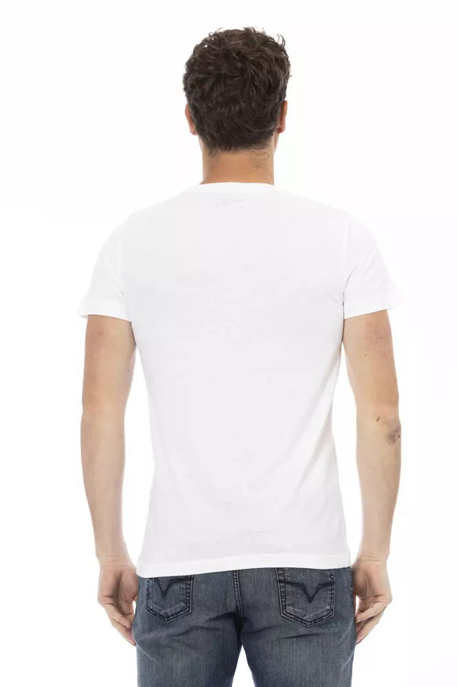 Trussardi Action Weiße Baumwolle herren T-Shirt