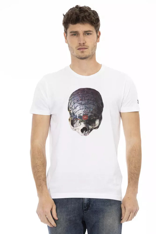 Trussardi Action Weiße Baumwolle herren T-Shirt