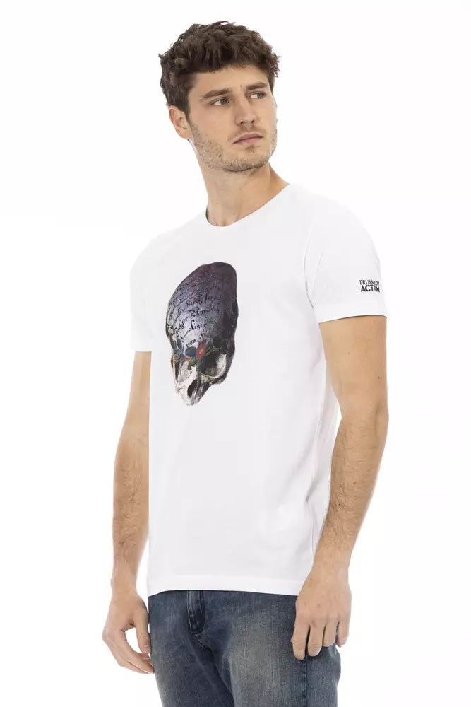 Trussardi Action Weiße Baumwolle herren T-Shirt